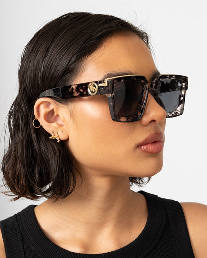 Belvoir & Co Hendrix Billion Sunglasses Marble Black