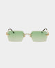 Belvoir & Co Kennedy Sunglasses Green/Gold