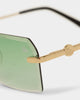 Belvoir & Co Kennedy Sunglasses Green/Gold