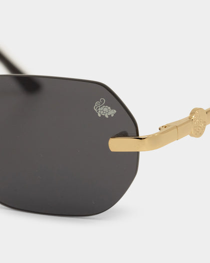 Belvoir & Co Willow Sunglasses Black/Gold