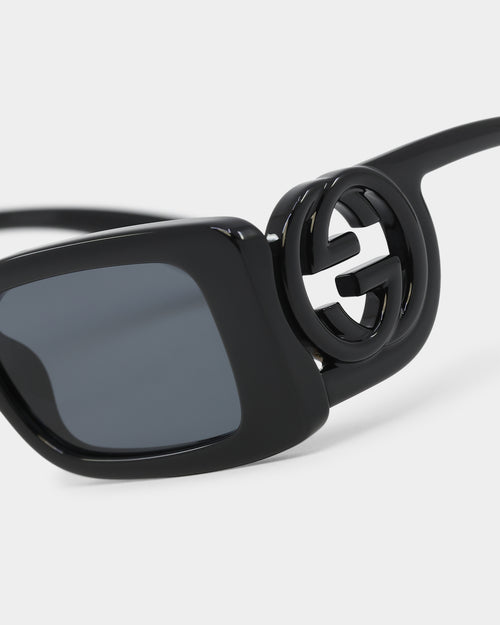 Gucci GG1325S001 Sunglasses Black/Green