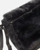 Nike Sportswear Futura 365 Faux Fur Crossbody Bag Black/Black/White