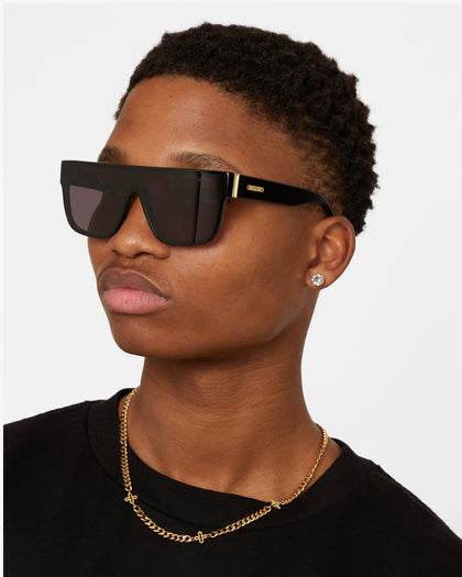 Nuqe Carlo Sunglasses Black/Gold