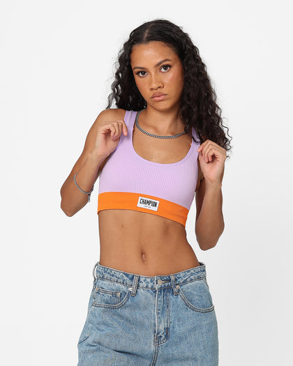 Champion Women's Life Seamless Scoop Crop Passionflower