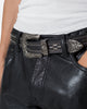 MNML Metal Studded Belt Black