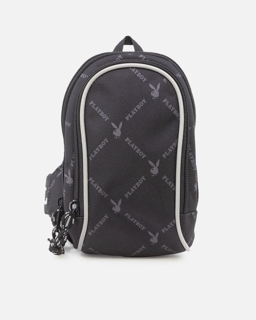 Playboy Bunny Crossbody Bag Black/White