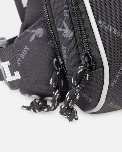 Playboy Bunny Crossbody Bag Black/White