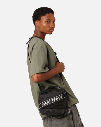 Supreme Logo Shoulder Bag Black