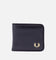 Fred Perry Tonal PU Billfold Wallet Black