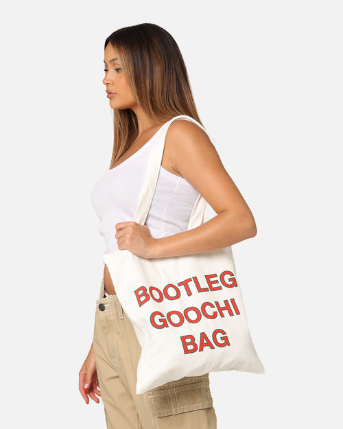 Secret Club Bootleg Goochi Tote Bag Creme
