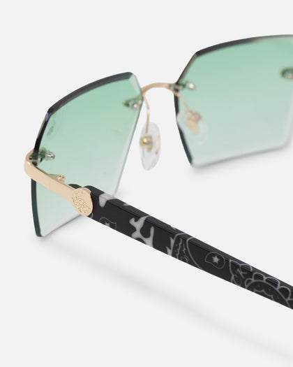 Belvoir & Co X Culture Kings Kennedy Sunglasses Green/Gold/Black