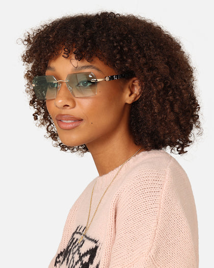 Belvoir & Co X Culture Kings Kennedy Sunglasses Green/Gold/Black