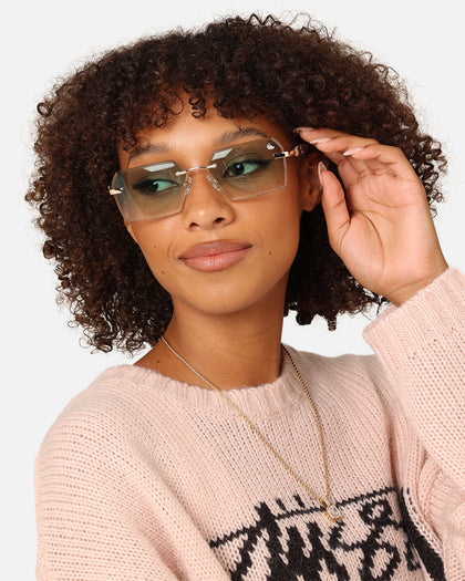 Belvoir & Co X Culture Kings Kennedy Sunglasses Green/Gold/Black