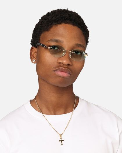 Belvoir & Co X Culture Kings Sancho Sunglasses Green/Gold/Black