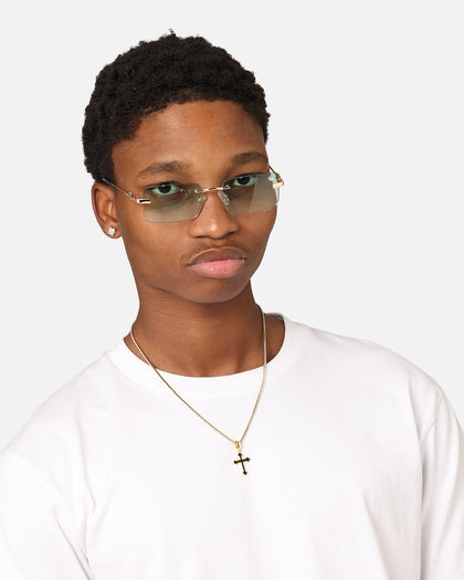 Belvoir & Co Hampton Sunglasses Green/Gold