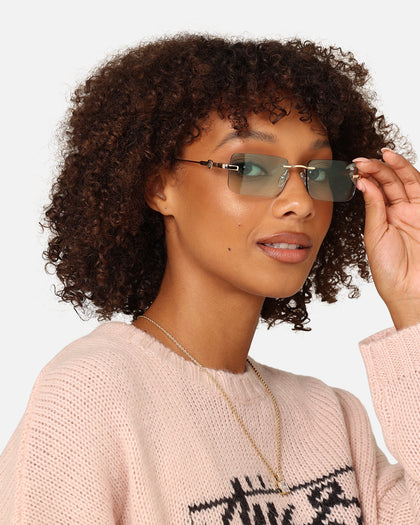 Belvoir & Co Hampton Sunglasses Green/Gold