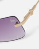 Belvoir & Co Hampton Sunglasses Purple/Gold