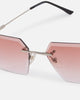 Belvoir & Co Kennedy Sunglasses Burnt Red/Silver