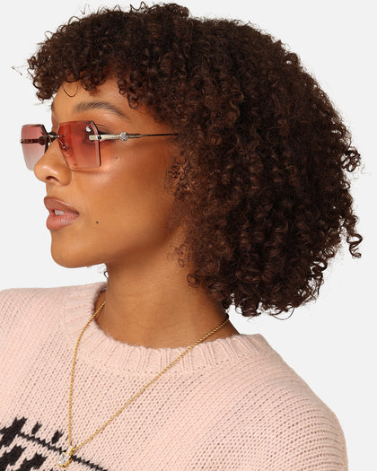 Belvoir & Co Kennedy Sunglasses Burnt Red/Silver