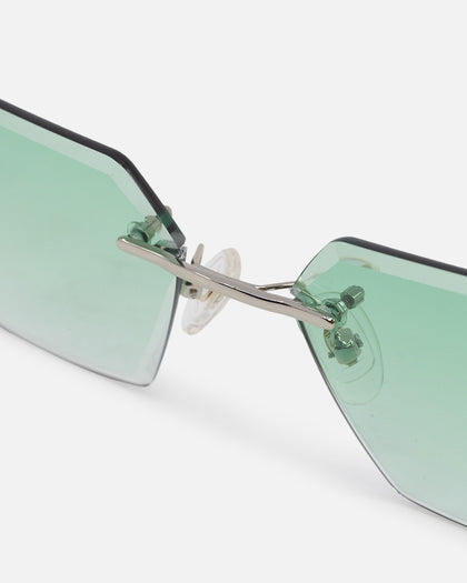 Belvoir & Co Kennedy Sunglasses Green/Silver