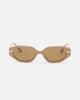 Nuqe Zarah Sunglasses Tan/Brown