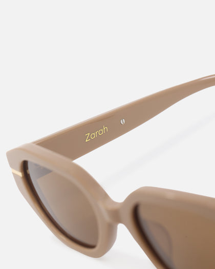 Nuqe Zarah Sunglasses Tan/Brown