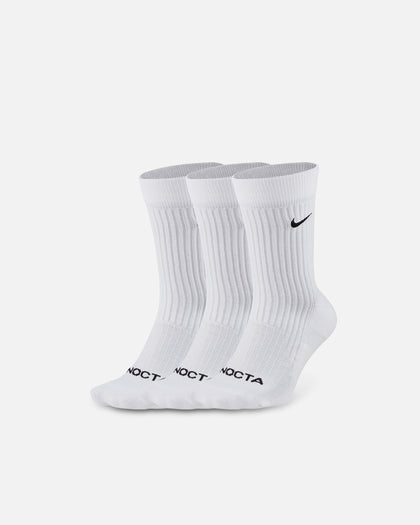 Nike Nocta Crew Socks 3 Pack White/Black
