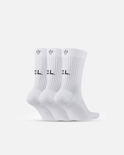 Nike Nocta Crew Socks 3 Pack White/Black