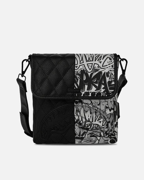 Sprayground Half Graf Quilted Messenger Bag Multi
