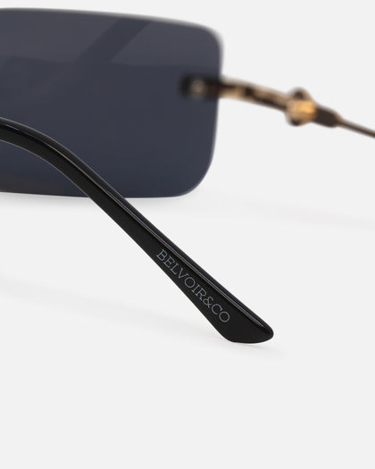 Belvoir & Co Hampton Sunglasses Black/Gold