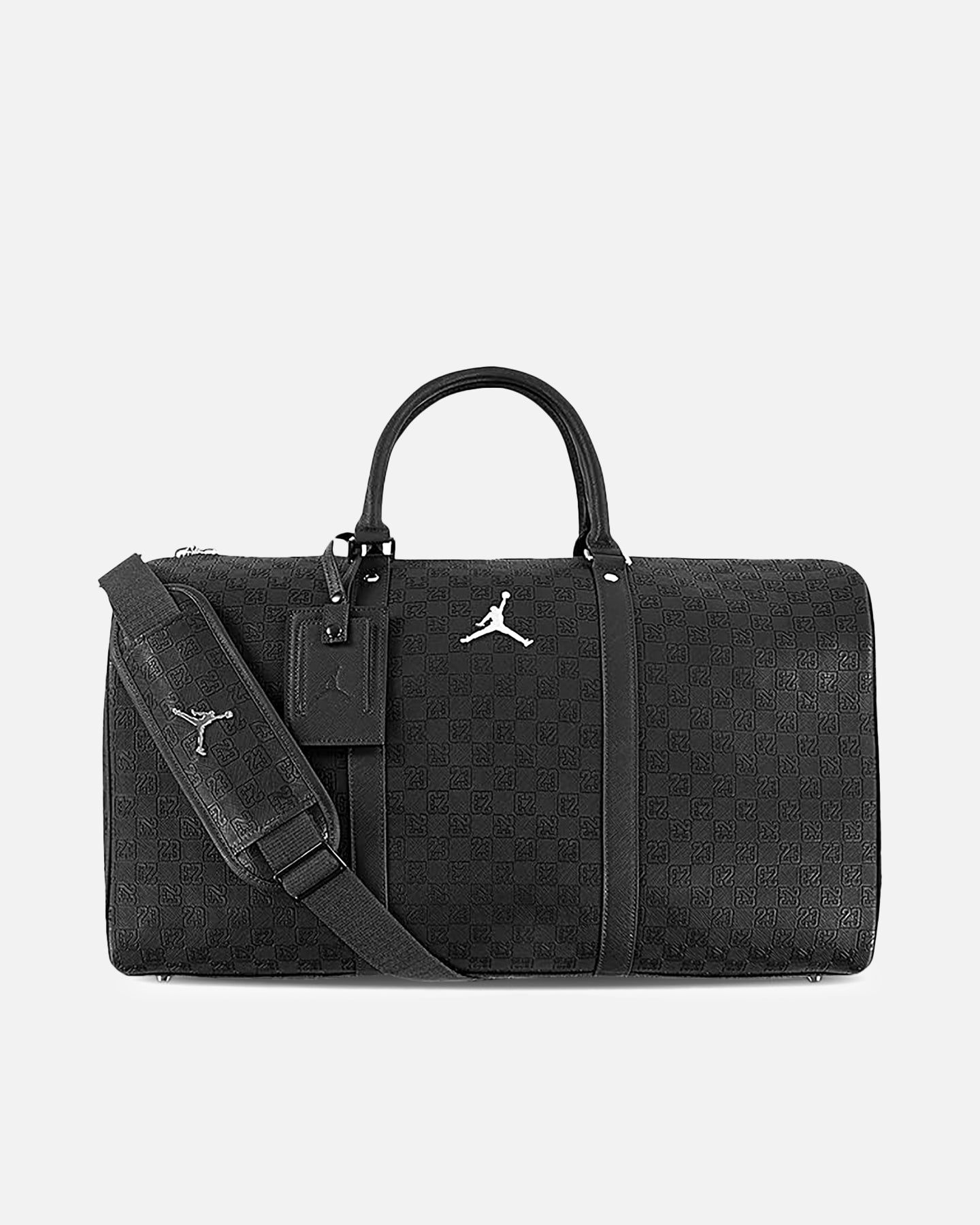 バッグ JORDAN MONOGRAM DUFFLE BAG BLACK Nike Jordan Monogram Duffle Duffle Bag - Black - Polyester