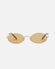 Le Specs Love Train Sunglasses Gold