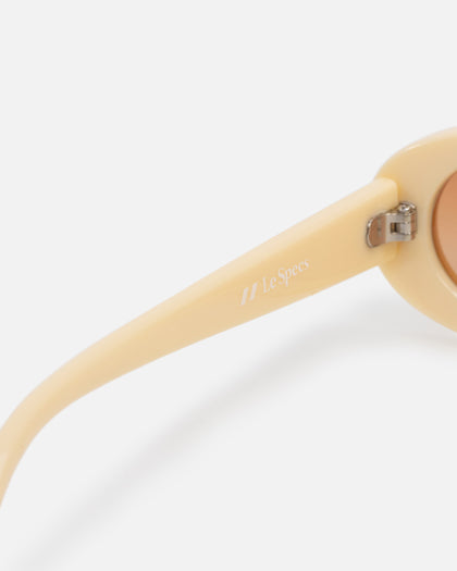 Le Specs Outta Love Sunglasses Ecru