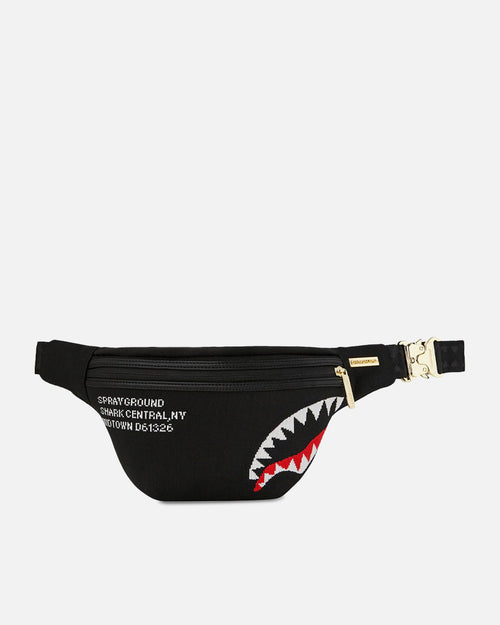 Sprayground Shark Central Knit Savvy Crossbody Bag Multi