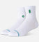 Stance NBA Logoman Quarter Socks White/Green