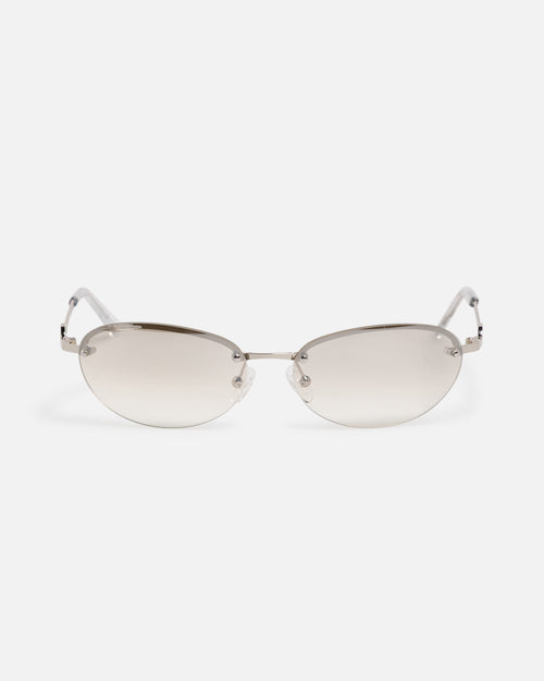 Le Specs Slinky Sunglasses Silver