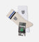 Foot-ies Canterbury-Bankstown Bulldogs Sneaker Socks 2 Pack Off White/White