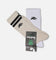 Foot-ies Penrith Panthers Sneaker Socks 2 Pack Off White/White
