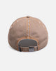 Von Dutch Contrast Distressed Zigzag Strapback Taupe/Orange