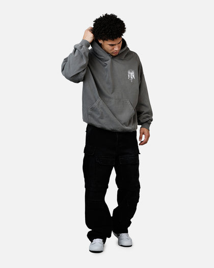 Saint Morta Lucian Premium Hoodie Washed Charcoal