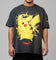 Pokémon By Loiter Pikachu Heavyweight T-Shirt Black Wash