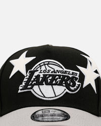 New Era Los Angeles Lakers 'Stars' 9FORTY A-Frame Snapback Black/Grey