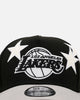New Era Los Angeles Lakers 'Stars' 9FORTY A-Frame Snapback Black/Grey