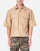 MNML Cropped Short Sleeve Shirt Khaki