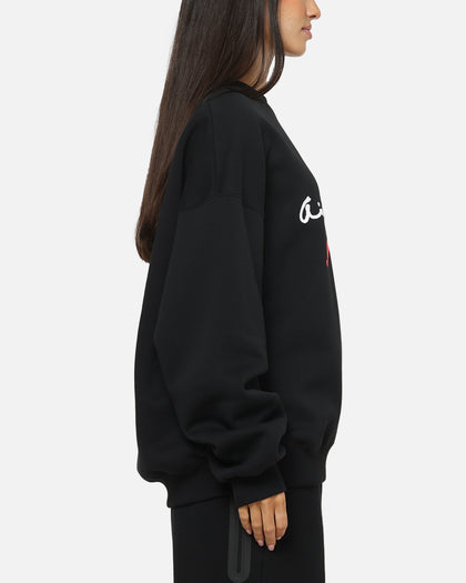 Jordan Brooklyn AJ6 Fleece Crewneck Black/Infrared