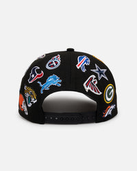 New Era NFL All Over 9FORTY A-Frame Snapback Black
