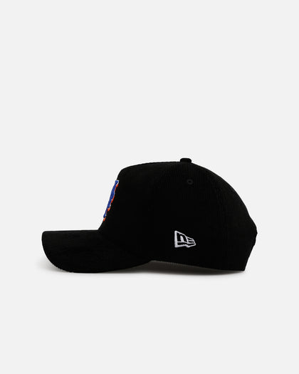 New Era New York Mets 'Black Cord' 9FORTY A-Frame Corduroy Snapback Black