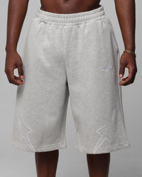 Loiter Dark Performance Fleece Shorts Grey