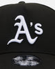 New Era Oakland Athletics 'Easy Black and White' 9FORTY A-Frame Snapback Black/White