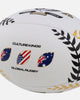 Culture Kings NFS Rugby Ball 24 White/Black/Gold.